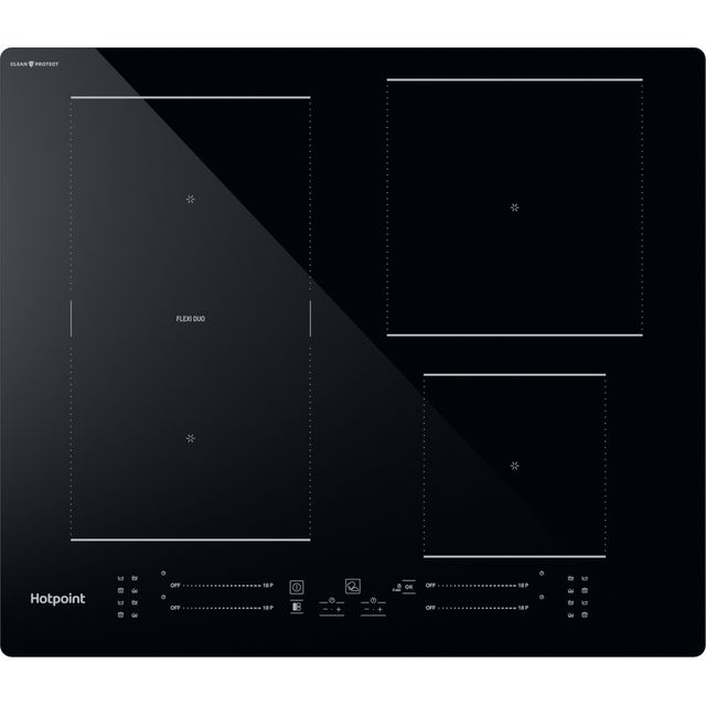 Hotpoint CleanProtect TS8660CCPNE Built In Induction Hob - Black - TS8660CCPNE_BK - 1