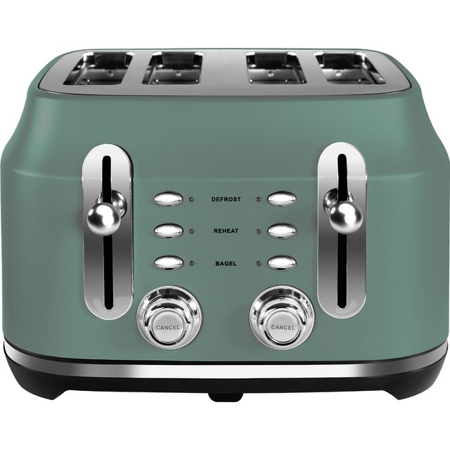 Rangemaster Classic RMCL4S201MG 4 Slice Toaster - Mineral Green