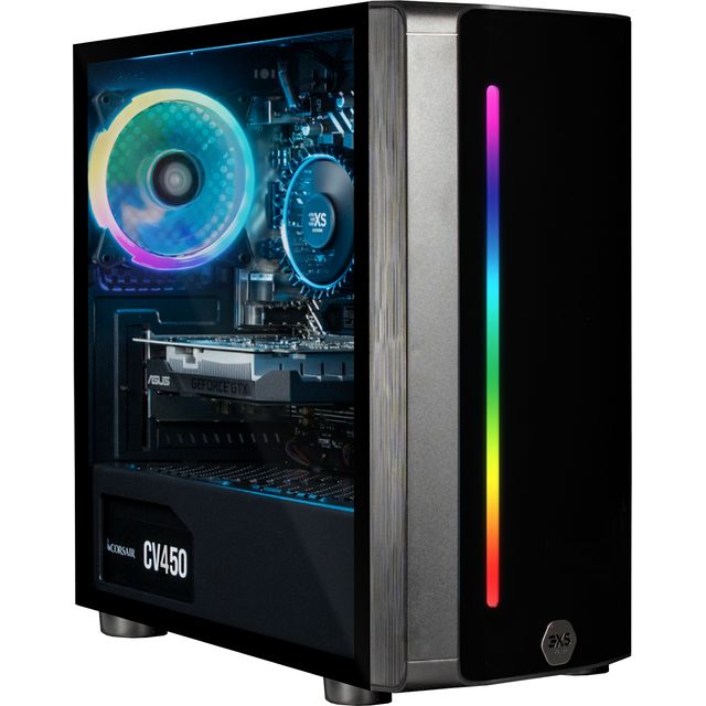 3XS Core 1650 RGB Midi Gaming Tower - 500GB SSD - Black 