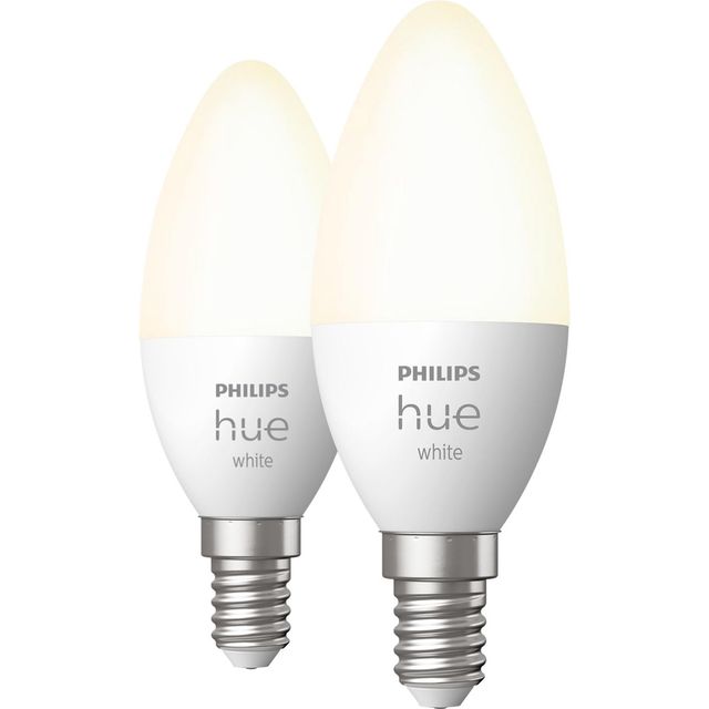 Philips Hue White Ambiance E14 Double Pack White 2-pack E14 - F Rated