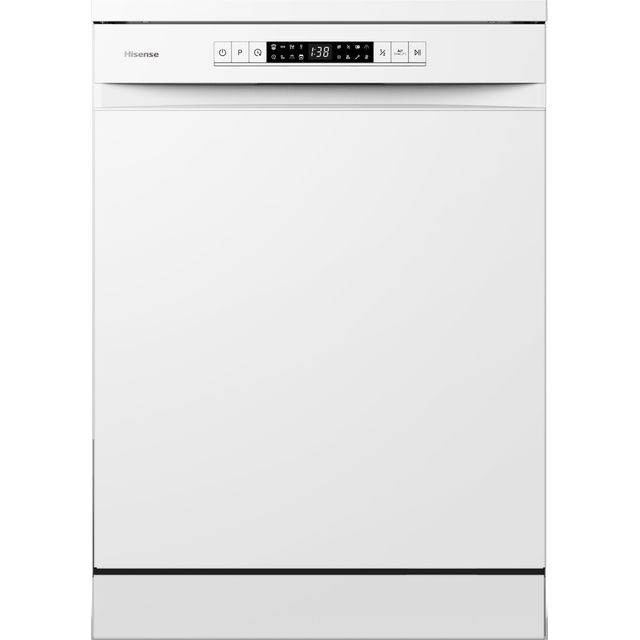 Hisense HS622E90WUK Standard Dishwasher - White - HS622E90WUK_WH - 1