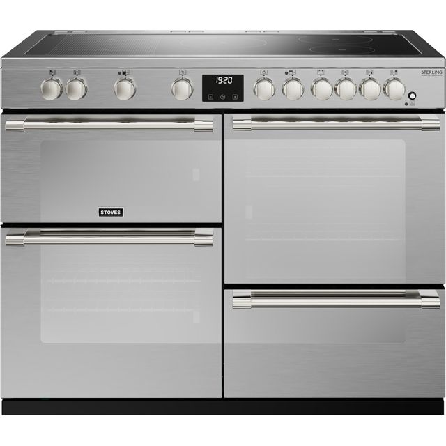 Stoves ST DX STER D1100Ei RTY SS Sterling Deluxe Electric Range Cooker - Stainless Steel - ST DX STER D1100Ei RTY SS_SS - 1