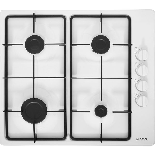 Bosch Series 2 PBP6B2B60 Built In Gas Hob - White - PBP6B2B60_WH - 1