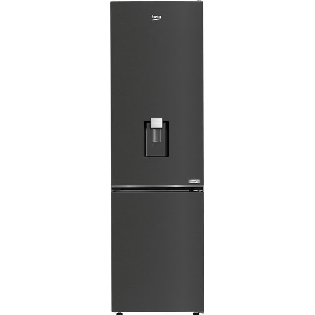 Beko HarvestFresh CNG5603DVPZ 204cm High 60/40 Fridge Freezer - Black Steel - D Rated