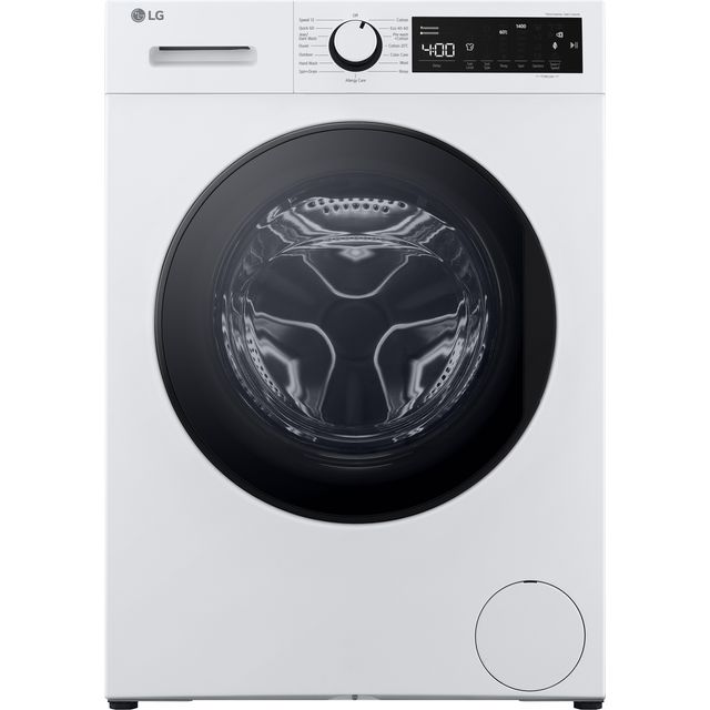 LG F4T209WSE 9kg Washing Machine with 1400 rpm - White - A Rated