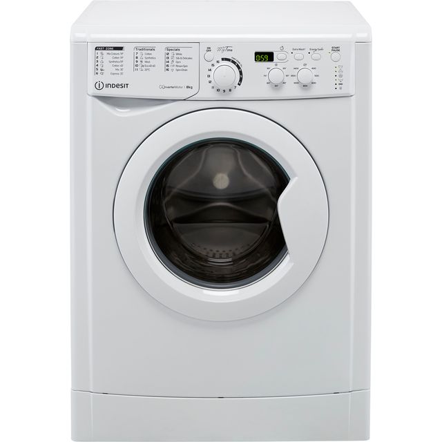 Indesit My Time EWD81483WUKN 8Kg Washing Machine - White - EWD81483WUKN_WH - 1