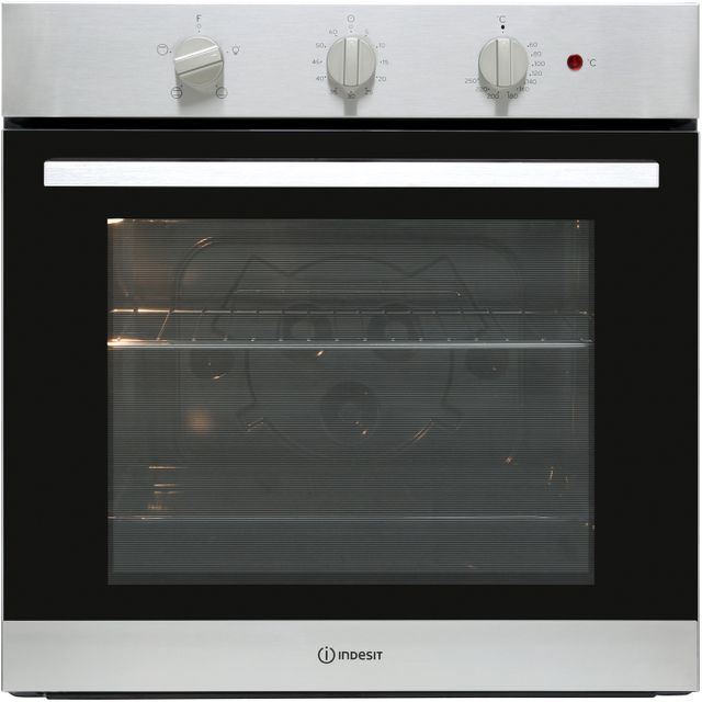 Indesit Aria IFW6230IX Built In Electric Single Oven - Stainless Steel - IFW6230IX_SS - 1
