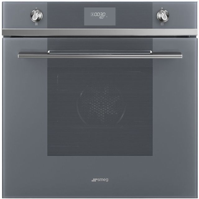 Smeg Linea SF6101TVS1 Built In Electric Single Oven - Silver - SF6101TVS1_SI - 1