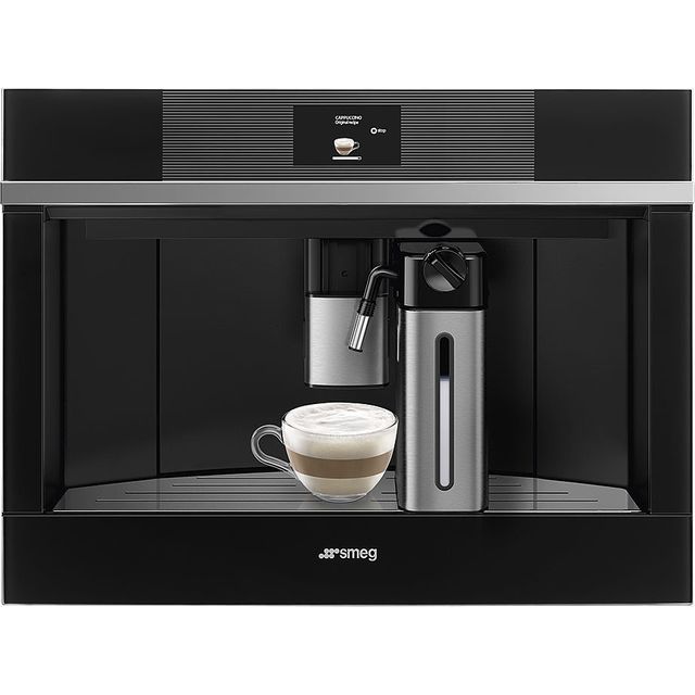 Smeg Linea CMS4104N Built In Bean to Cup Coffee Machine - Black