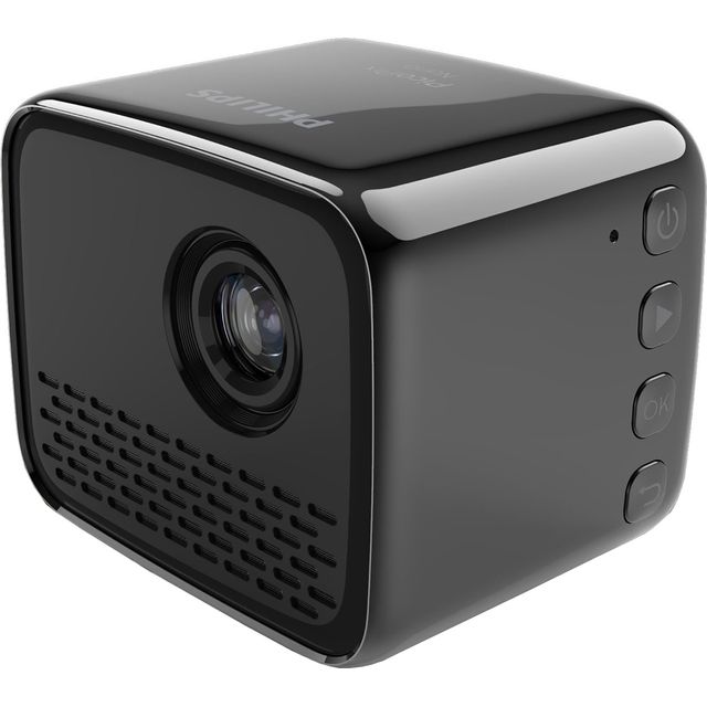 Philips Projector with Built In Battery 1080p Full HD - Black 