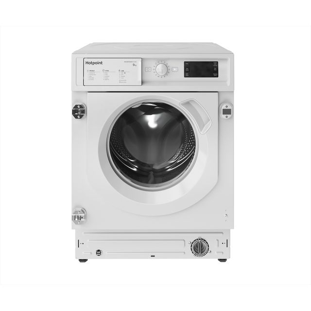 Hotpoint BIWMHG91485UK Built In 9Kg Washing Machine - White - BIWMHG91485UK_WH - 1