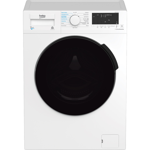 Beko WDB7426R1W 7Kg / 4Kg Washer Dryer with 1200 rpm - White - B Rated
