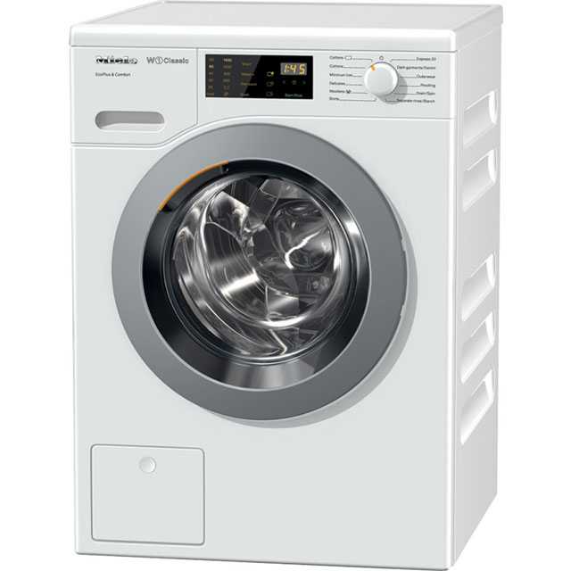 Miele W1 WDD020 8Kg Washing Machine with 1400 rpm - White - A+++ Rated