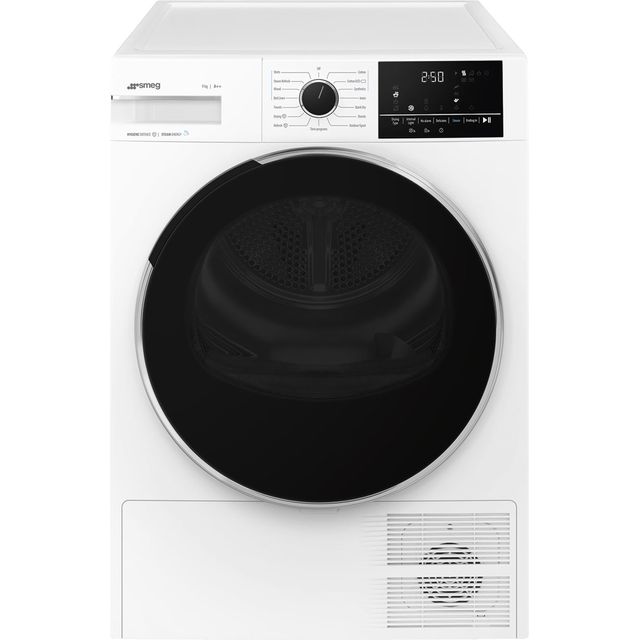 Smeg DNP92SEUK 9Kg Heat Pump Tumble Dryer - White - A++ Rated