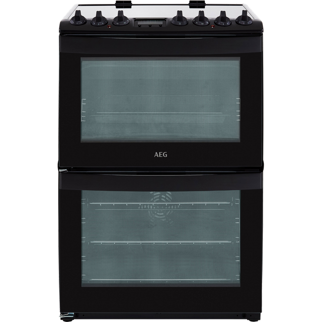AEG 60cm Electric Cooker with Ceramic Hob - Black - A/A Rated