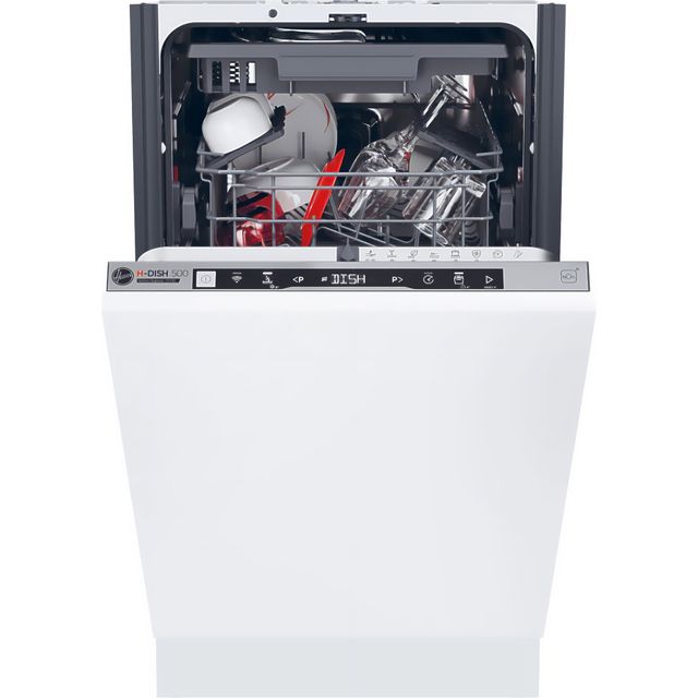 Hoover HI1C5SB1FS-80 Integrated Slimline Dishwasher - Silver - HI1C5SB1FS-80_SI - 1