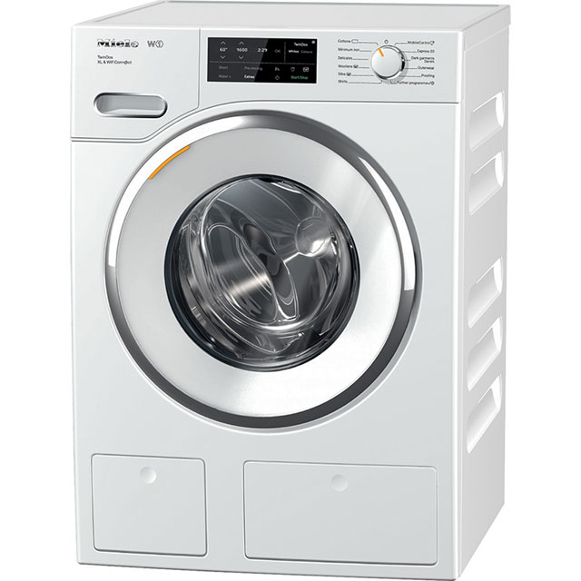 Miele W1 TwinDos Free Standing Washing Machine in White