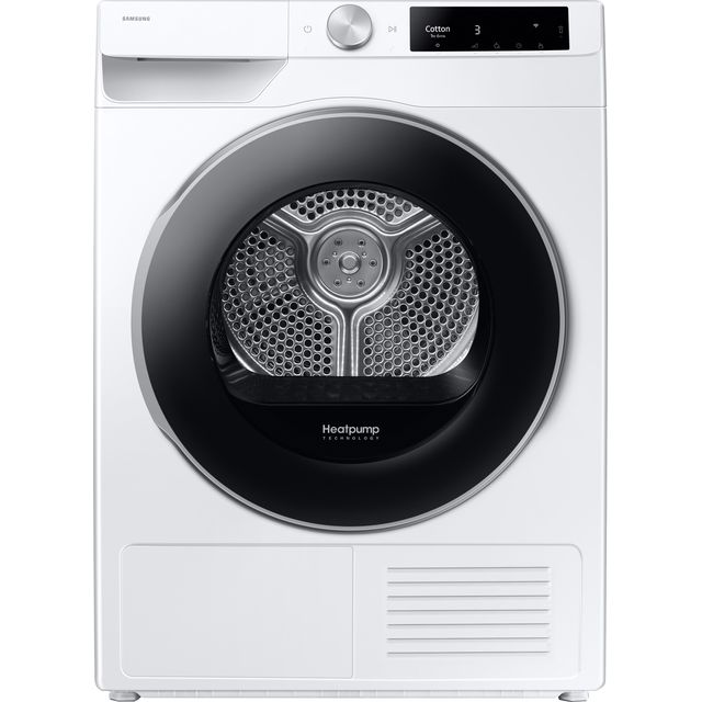 Samsung Series 7 DV90T6240LE/S1 Wifi Connected 9Kg Heat Pump Tumble Dryer - White - A+++ Rated