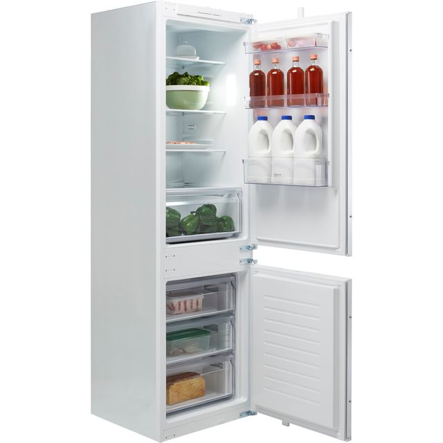 NEFF N30 KI7861SF0G Integrated 60/40 Frost Free Fridge Freezer with Sliding Door Fixing Kit - White - F Rated - KI7861SF0G_WH - 1