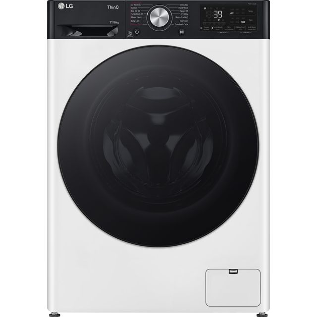 LG TurboWash360 FWY916WBTN1 Wifi Connected 11Kg / 6Kg Washer Dryer with 1400 rpm - White - D Rated