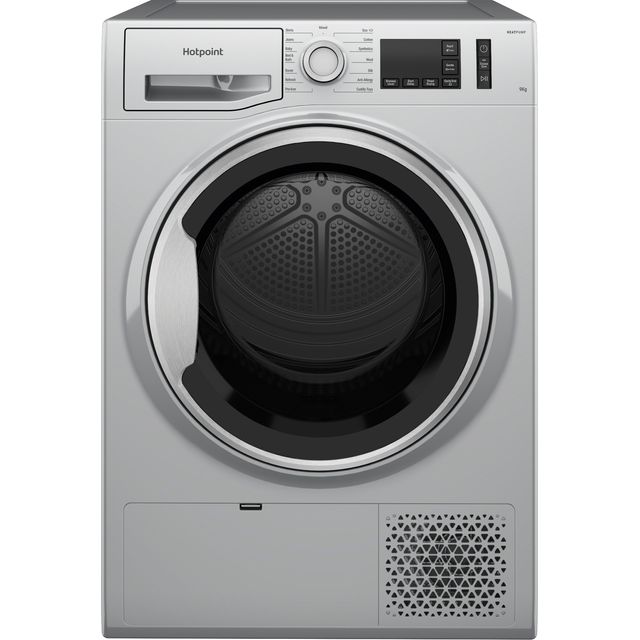 Hotpoint Crease Care NTM1192SSKUK 9Kg Heat Pump Tumble Dryer - Silver - A++ Rated