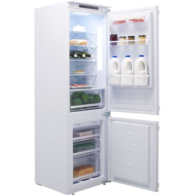 CDA FW927 Integrated 70/30 Frost Free Fridge Freezer with Sliding Door Fixing Kit - White - F Rated