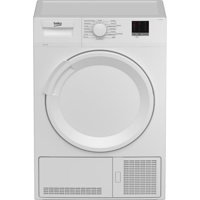 Beko DTLCE80051W 8Kg Condenser Tumble Dryer - White - B Rated