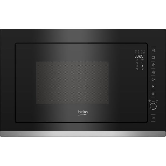 Beko BMGB25333X Built In Microwave With Grill - Black - BMGB25333X_SS - 1
