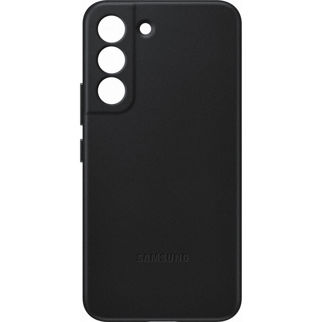 Samsung Leather Case for Galaxy S22 - Black