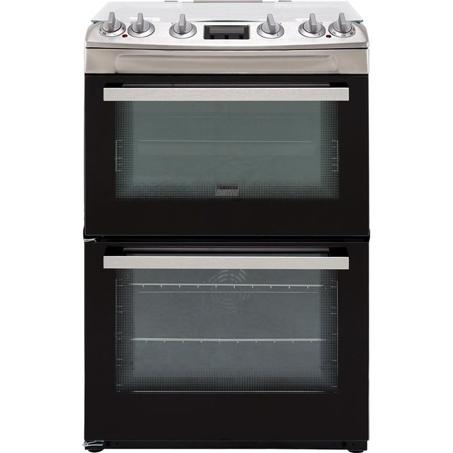 Zanussi ZCK66350XA 60cm Dual Fuel Cooker - Stainless Steel - A/A Rated