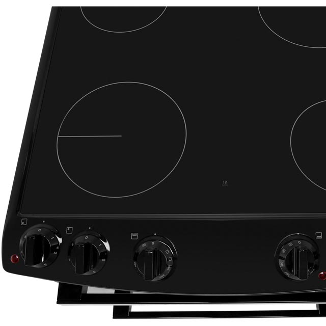 Zanussi ZCV66050BA Electric Cooker - Black - ZCV66050BA_BK - 2