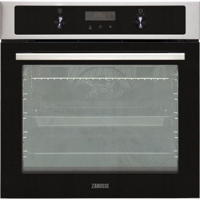 Zanussi ZOHNA7X1 Built In Electric Single Oven - Stainless Steel - ZOHNA7X1_SS - 1