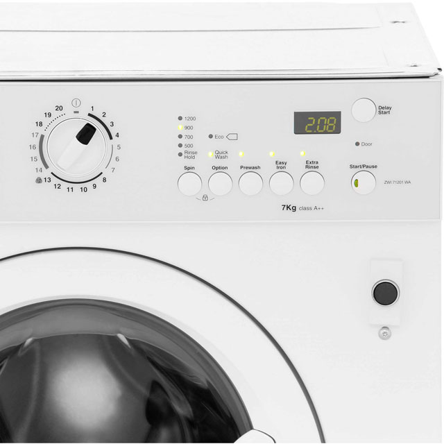 Zanussi ZWi71201WA Integrated 7Kg Washing Machine Review