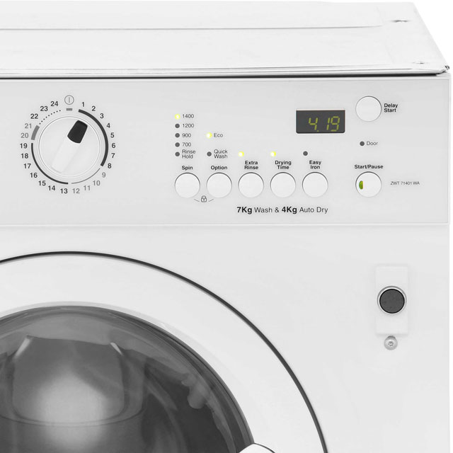 Zanussi ZWT7142WA Integrated 7Kg / 4Kg Washer Dryer Review