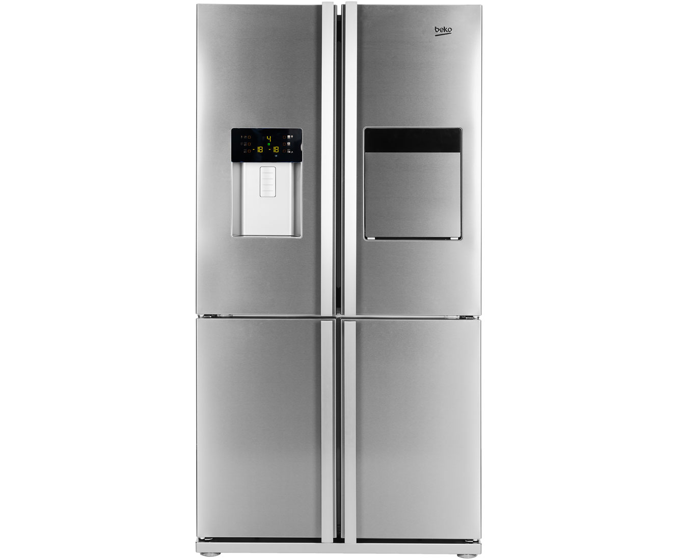 Beko GNE134630X Amerikaanse koelkasten Roestvrijstalen effect online kopen