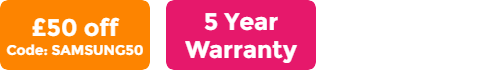 £50 off Samsung Laundry