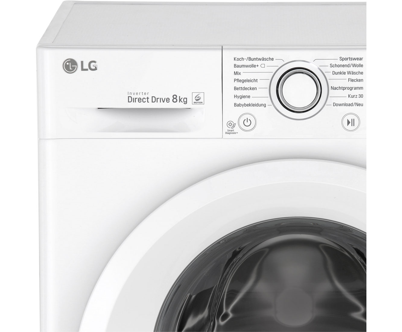 Lg Serie 3 F 14wm 8ln0 Waschmaschine 8 Kg 1400 U Min A