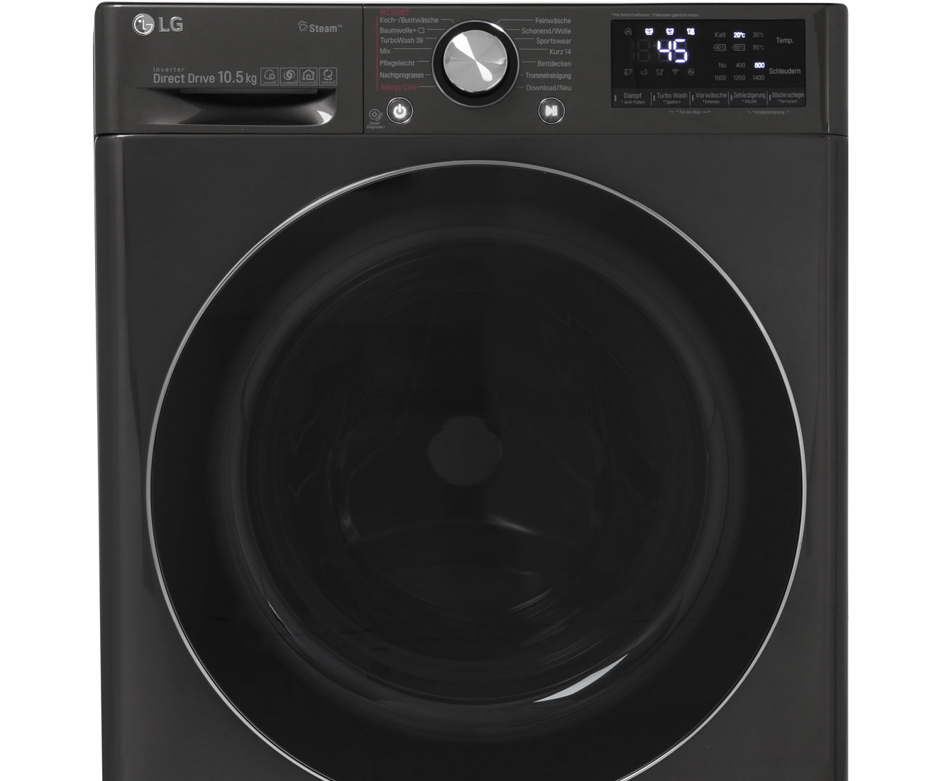 Waschmaschine 10 5 Kg Lg F4wv910p2s In Schwarz Kaufen Bei Ao De