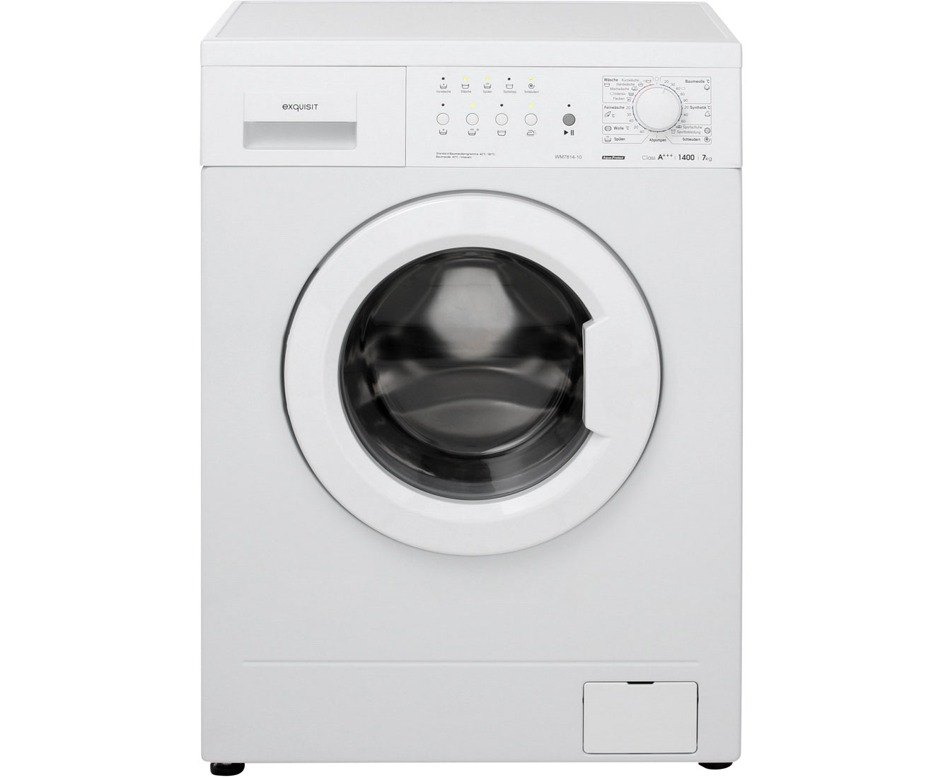 exquisit wm 7814 10 waschmaschine 7 kg 1400 u min energieeffizienzklasse a