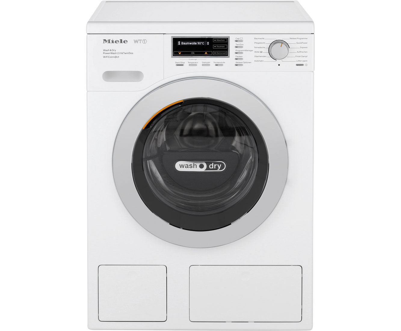 Miele Wth720wpm Waschtrockner 7 Kg Waschen 4 Kg Trocknen Weiss 1600 U Min