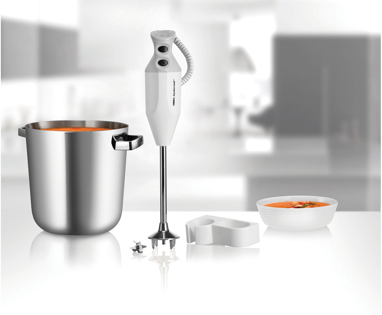 ESGEZauberstab 90852 Weiß / Grau Mixer Stabmixer eBay