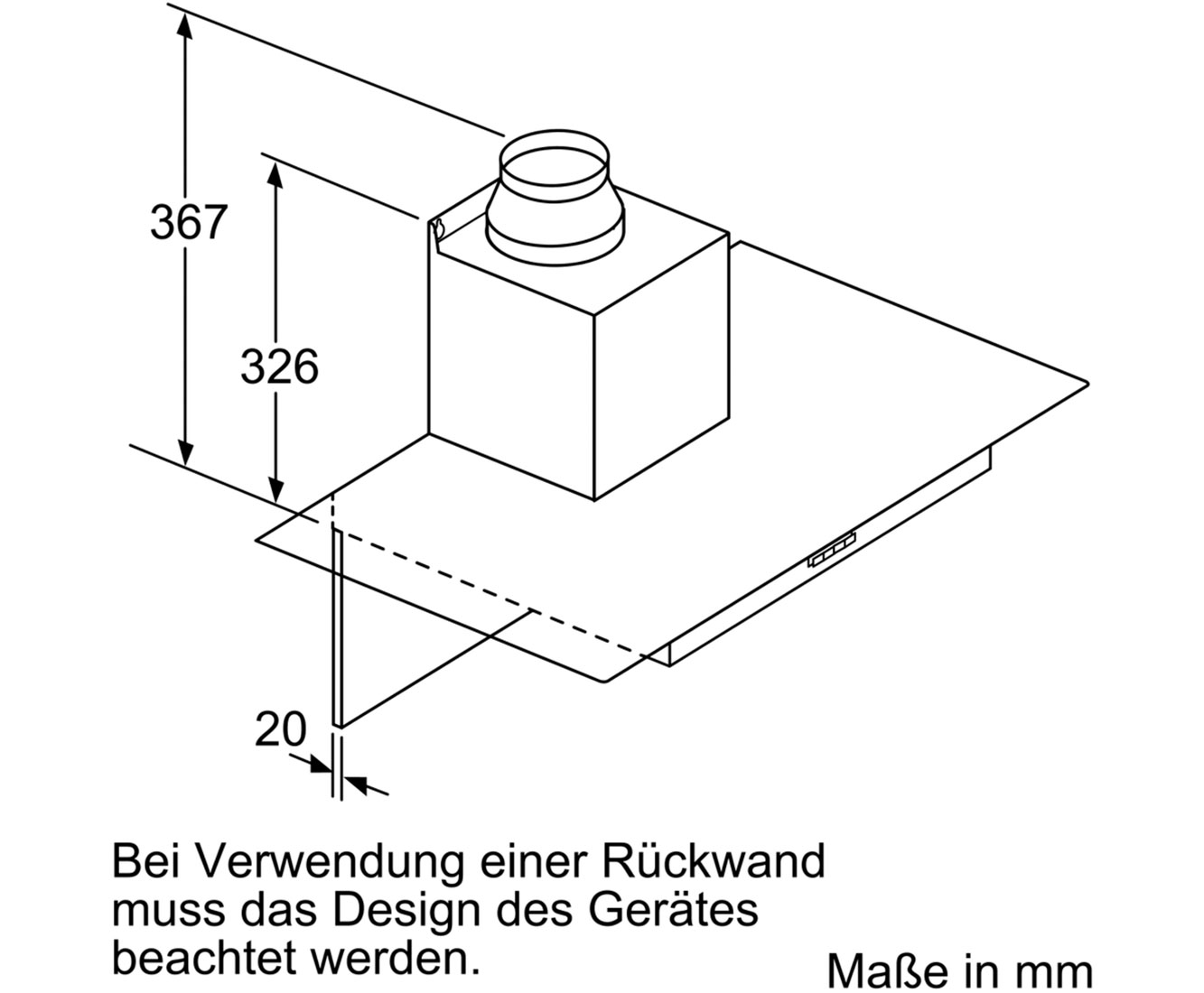 Neff D64GBE1N0 Dunstabzugshaube Eingebaut 60cm Edelstahl Neu eBay