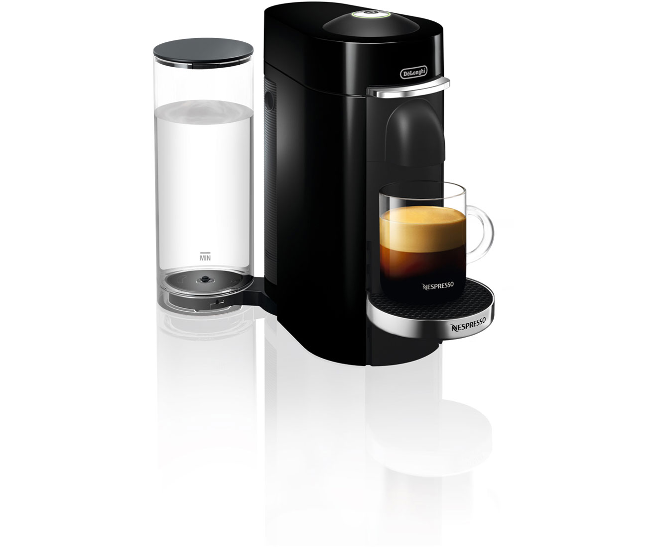 DeLonghi Nespresso ENV155.B Vertuo Plus Deluxe Kapselmaschinen Schwarz ...