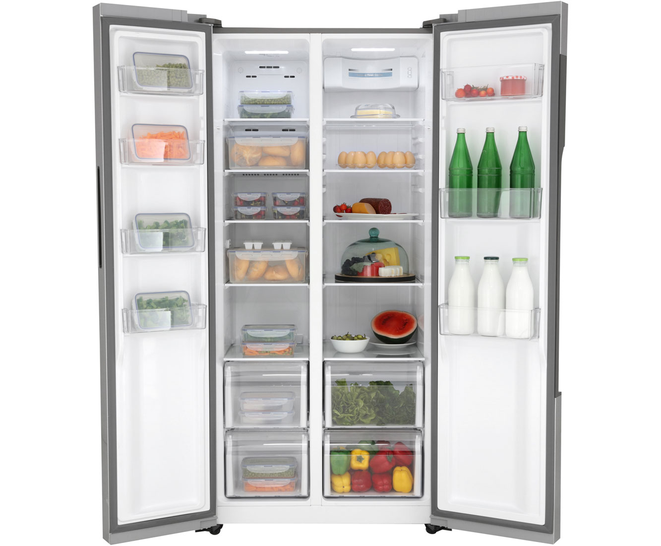 Haier HRF450DS6 SidebySide Freistehend EdelstahlOptik eBay