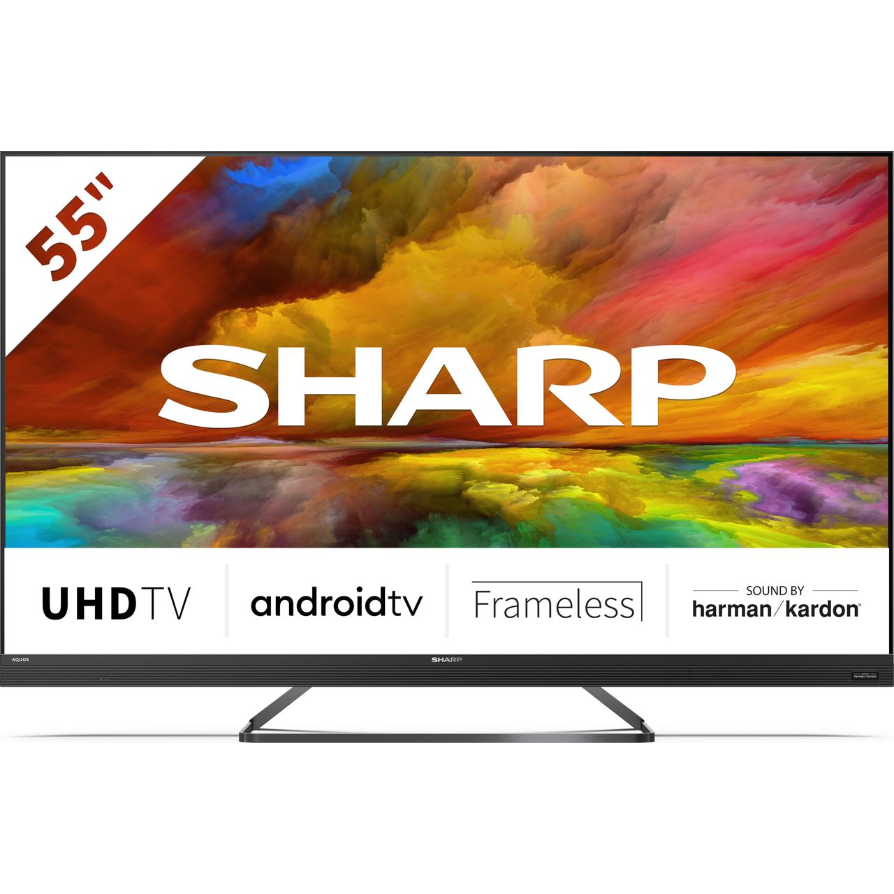 Sharp 55EQ3 Fernseher - Schwarz