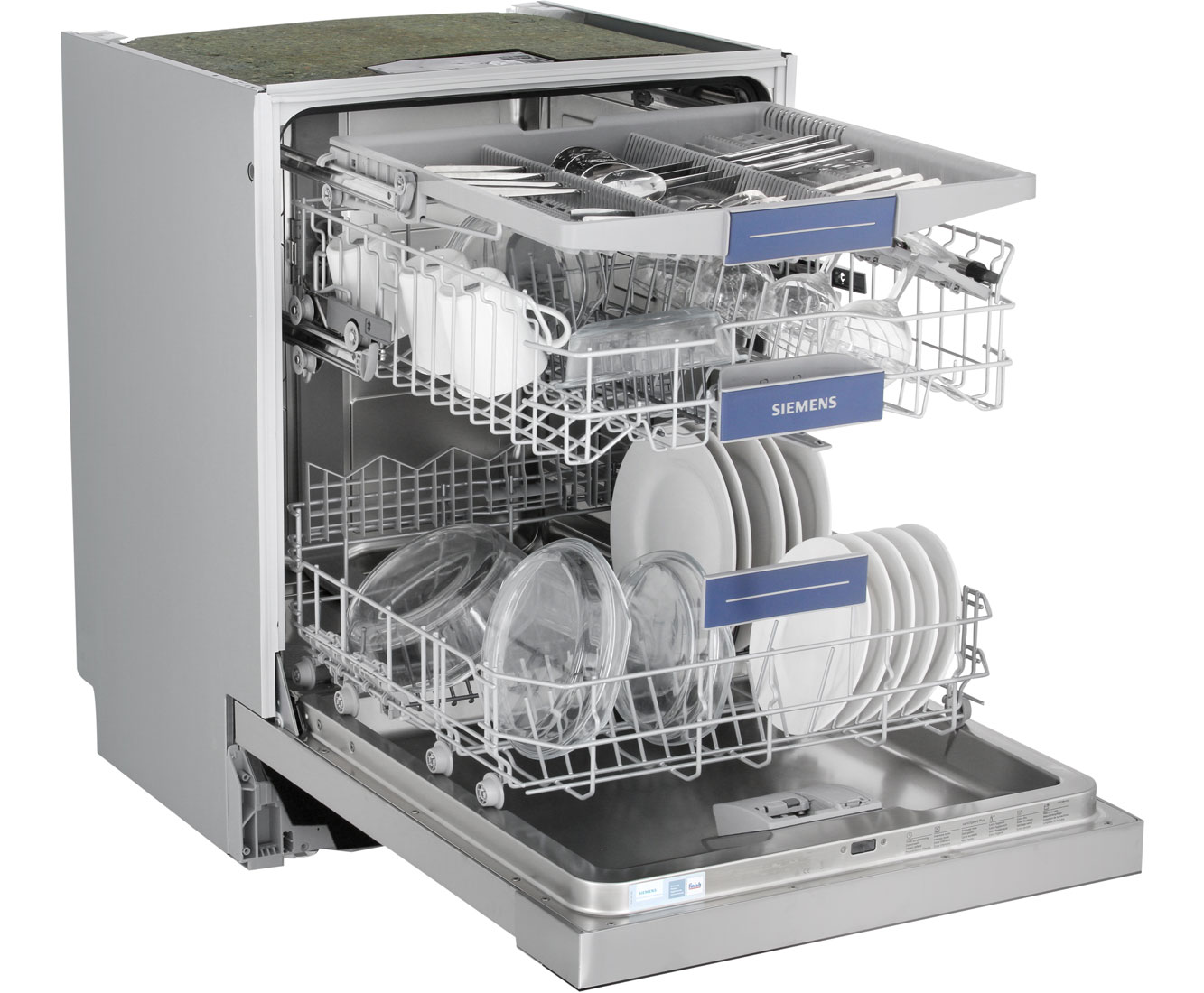 Siemens SN458S02ME Geschirrspüler iQ500 Unterbau 60cm Edelstahl Neu eBay