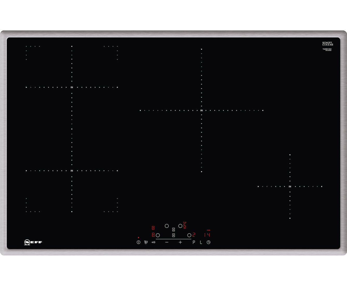 Neff TBD4813N Elektro-Kochfelder - Edelstahl