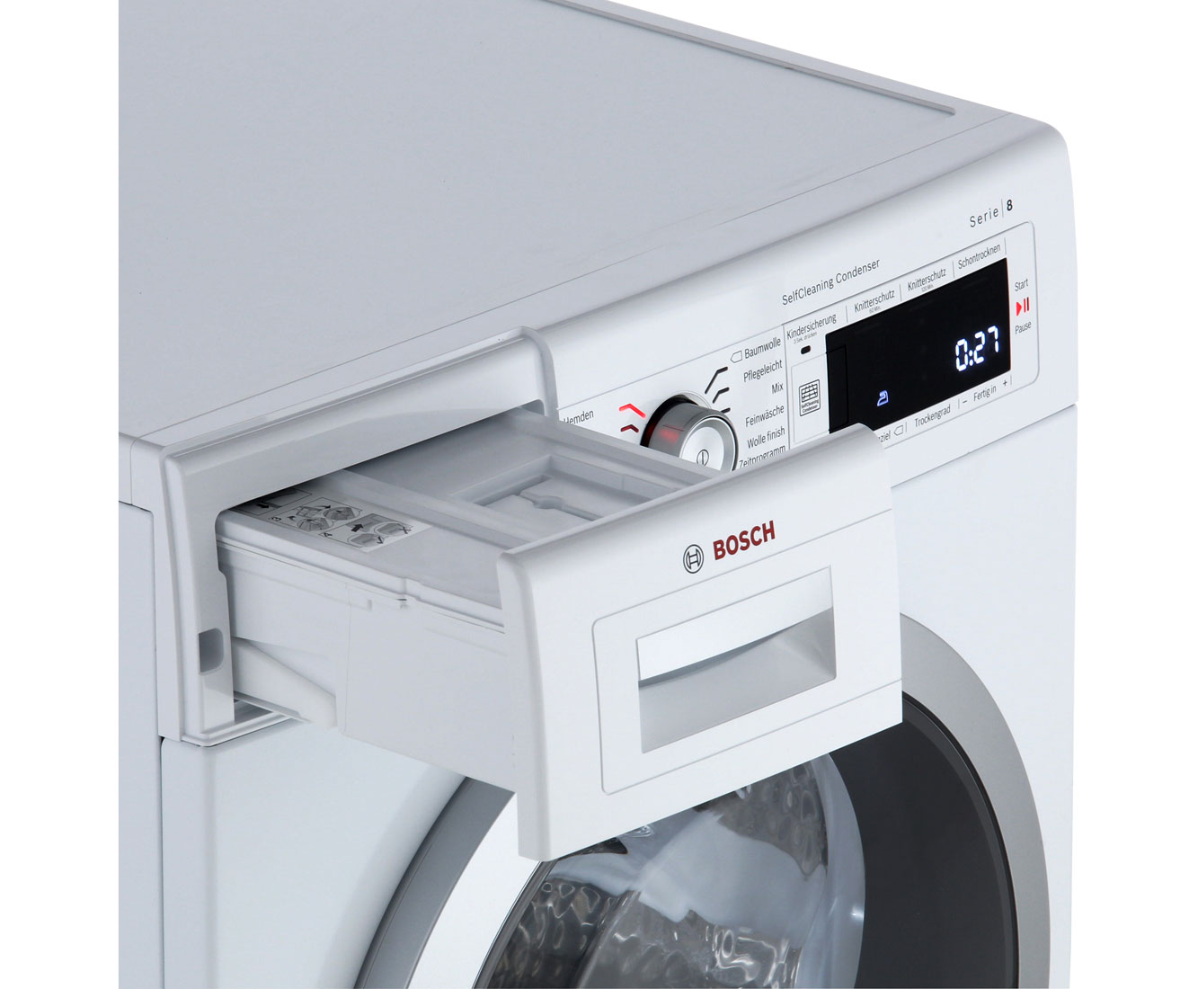 Bosch wtw875w0 série 8 pompes à chaleur sèchelinge emplacement Libre Blanc Nouveau eBay