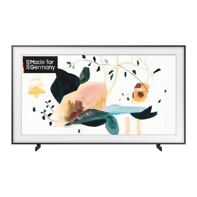 Samsung The Frame Gq65ls03tauxzg 4k Uhd Qled Smart Tv 163 Cm 65 Zoll Mit 100 Farbvolumen Art Mode Customizable Frame Und Design Im Rahmen Look Schwarz