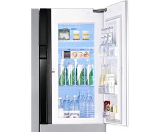 Lg Gsj 561 Pzuz Amerikanischer Side By Side Mit Wasser Und Eisspender No Frost 591 Liter Edelstahl A